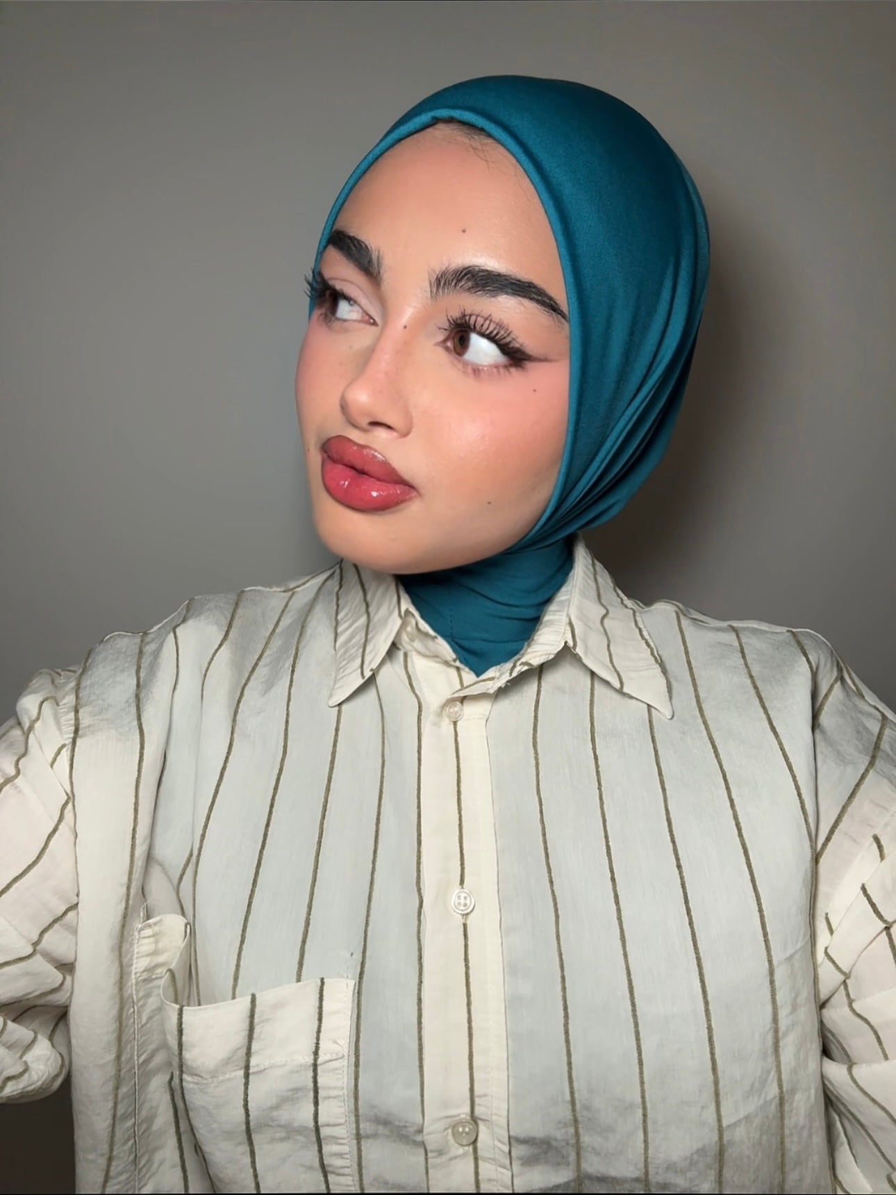 STAPLE SCARVE I : DARK TEAL JERSEY