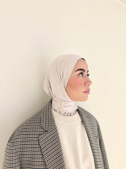 STAPLE SCARVE II : GREIGE BAMBOO