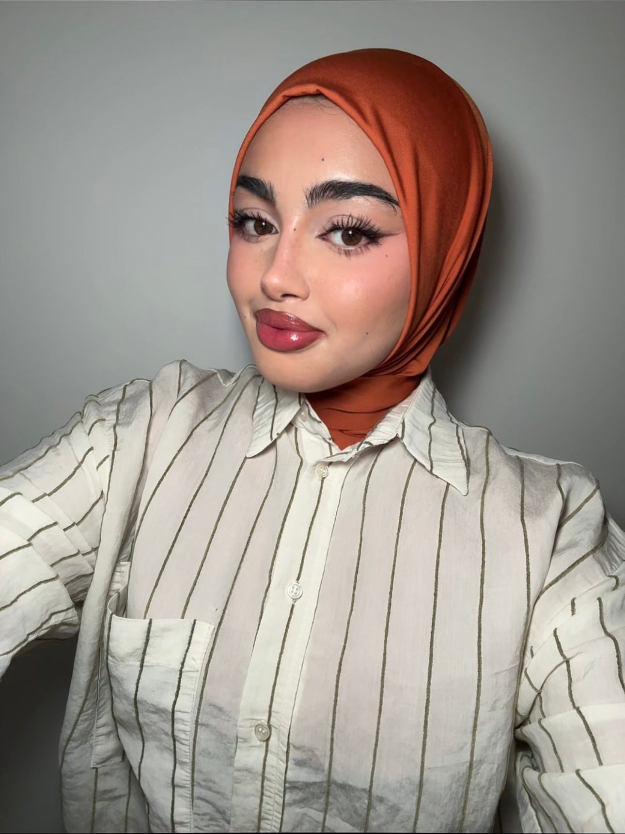 STAPLE SCARVE I : TERACOTTA JERSEY