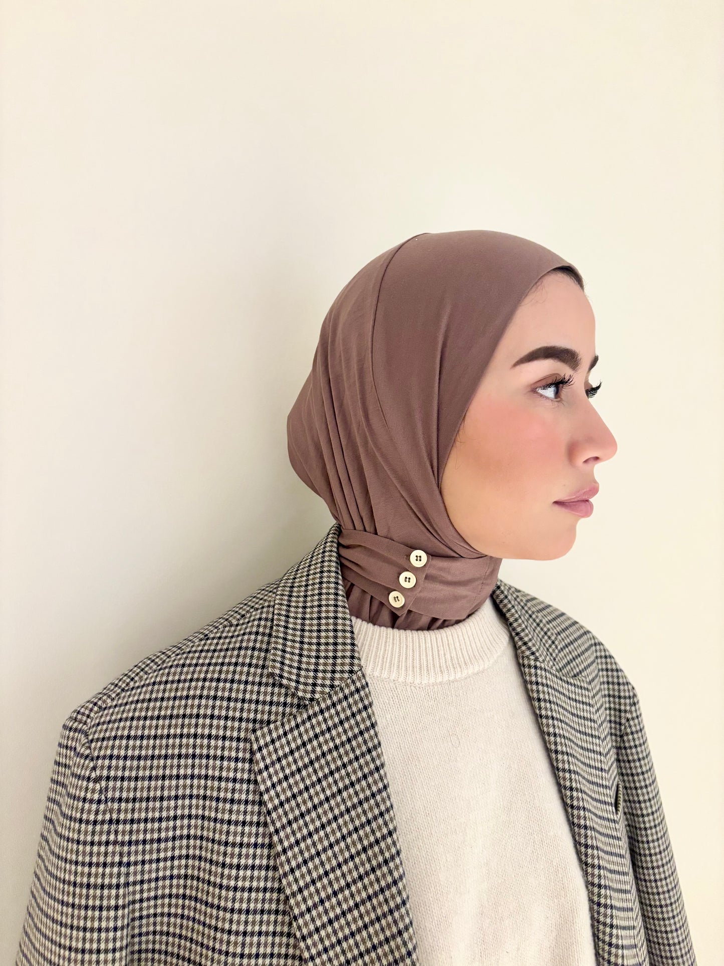 STAPLE SCARVE II : CHOCOLAT  BAMBOO