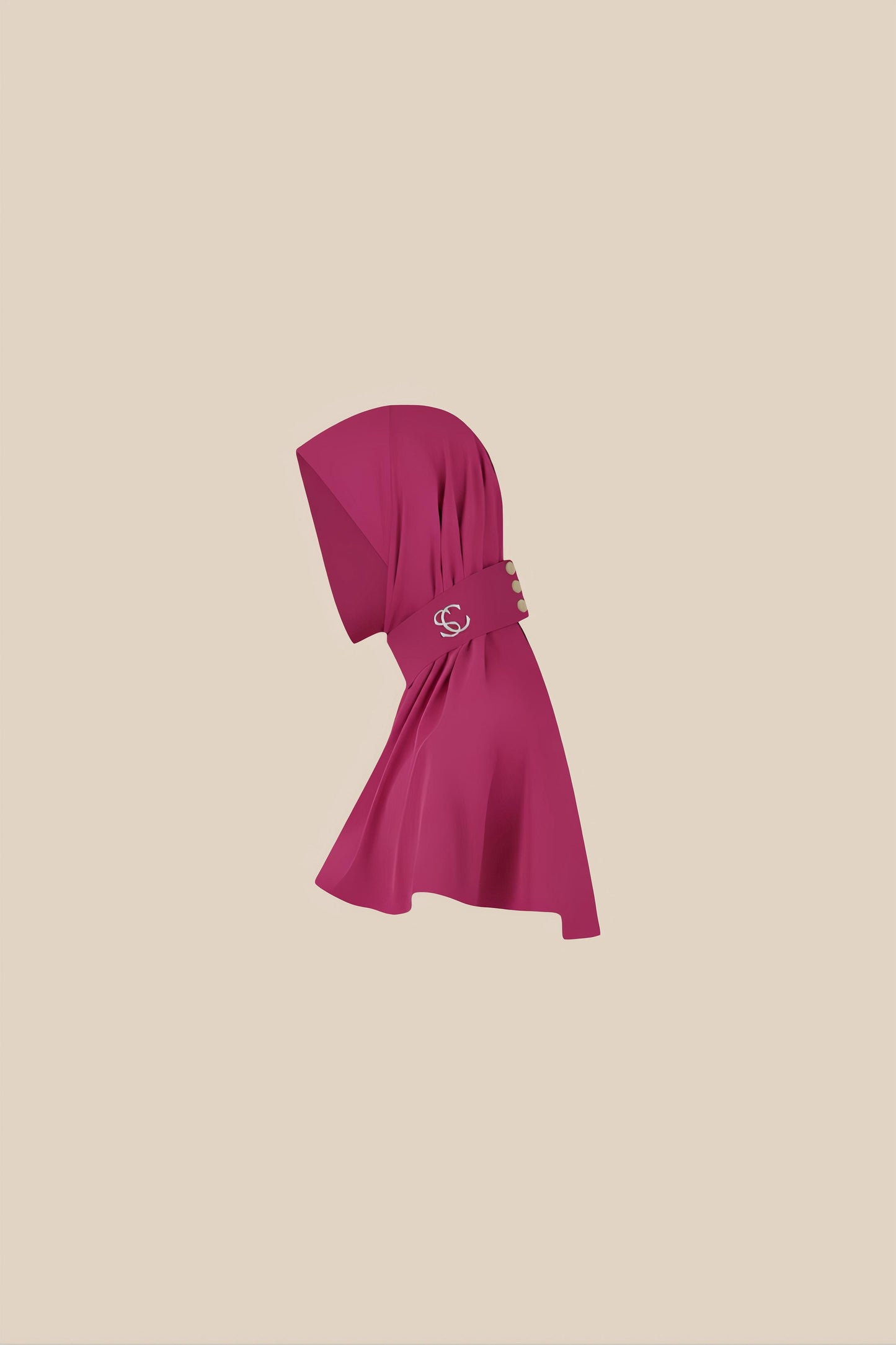 STAPLE SCARVE I :FUSCHIA JERSEY