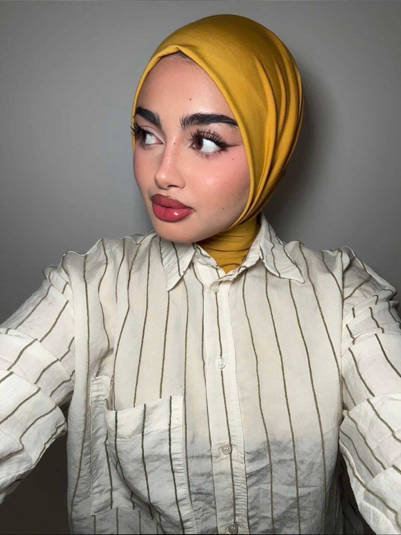 STAPLE SCARVE I : MUSTARD JERSEY