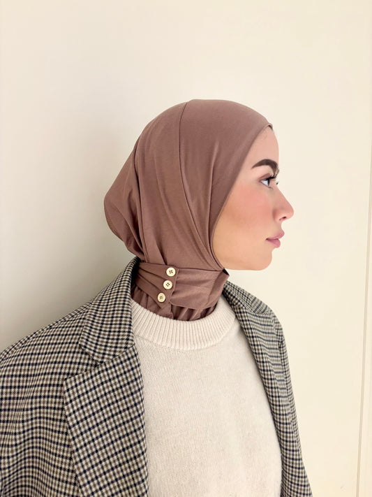 STAPLE SCARVE II : TAUPE BAMBOO