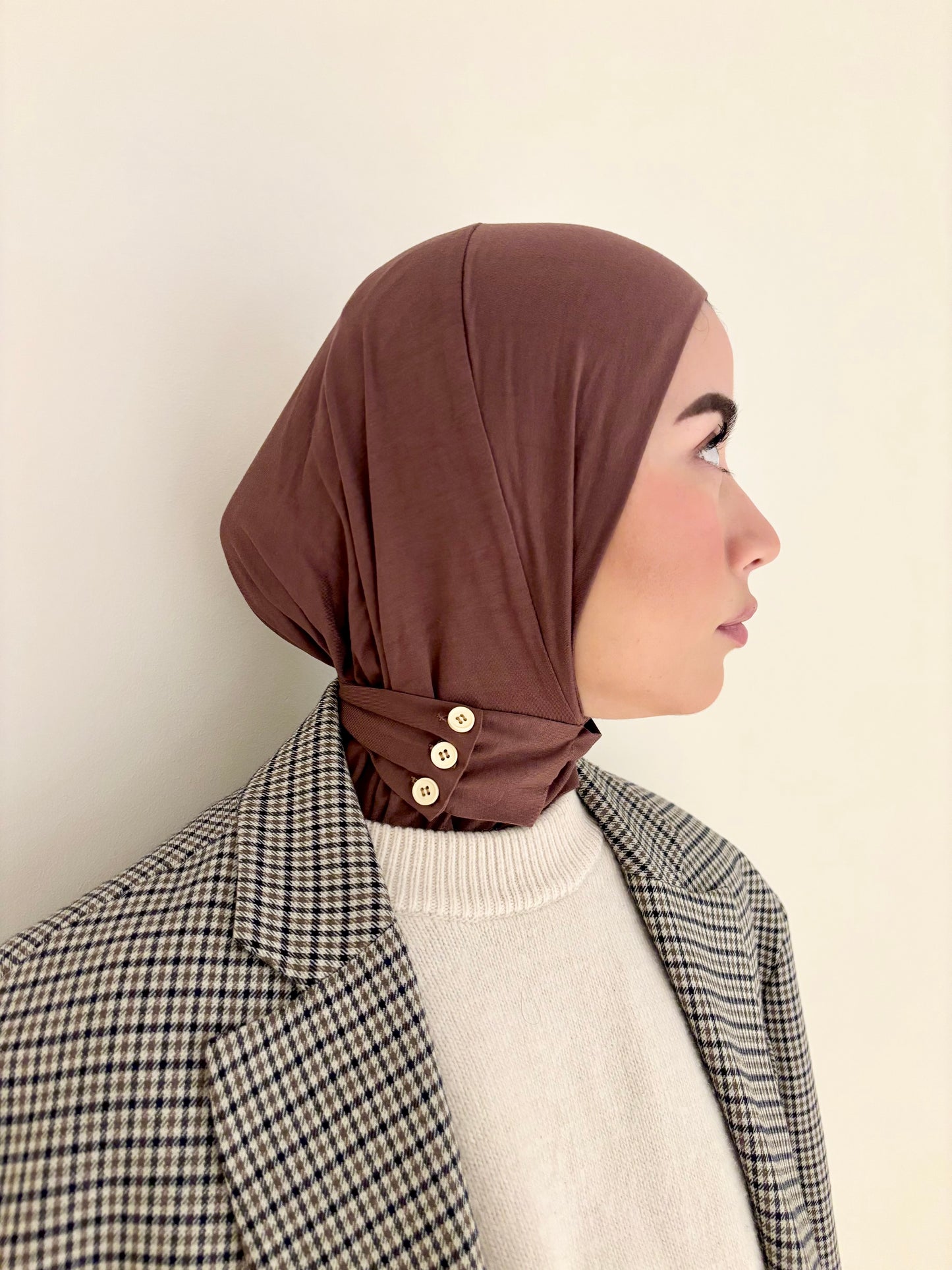 STAPLE SCARVE II : ASH BROWN BAMBOO