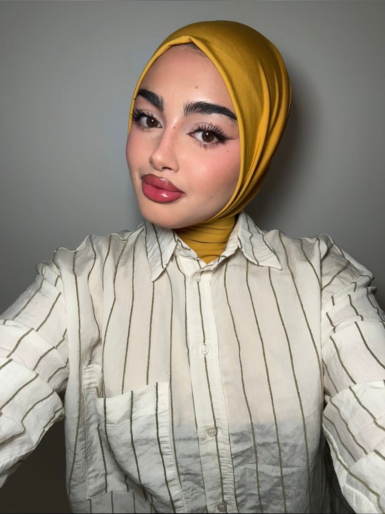 STAPLE SCARVE I : MUSTARD JERSEY