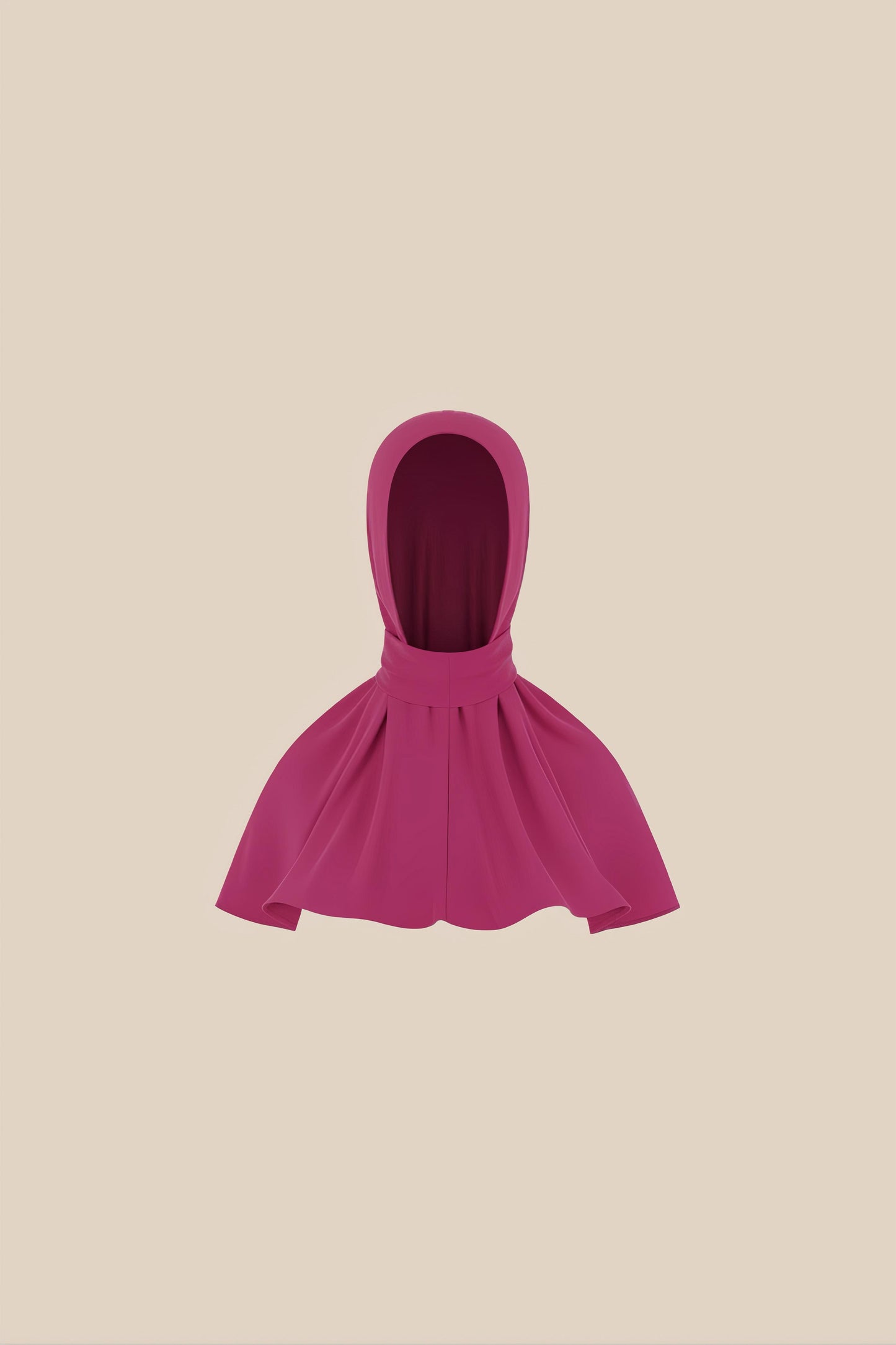 STAPLE SCARVE I :FUSCHIA JERSEY