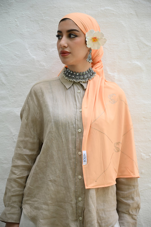 ORANGE PASTEL STONE JERSEY