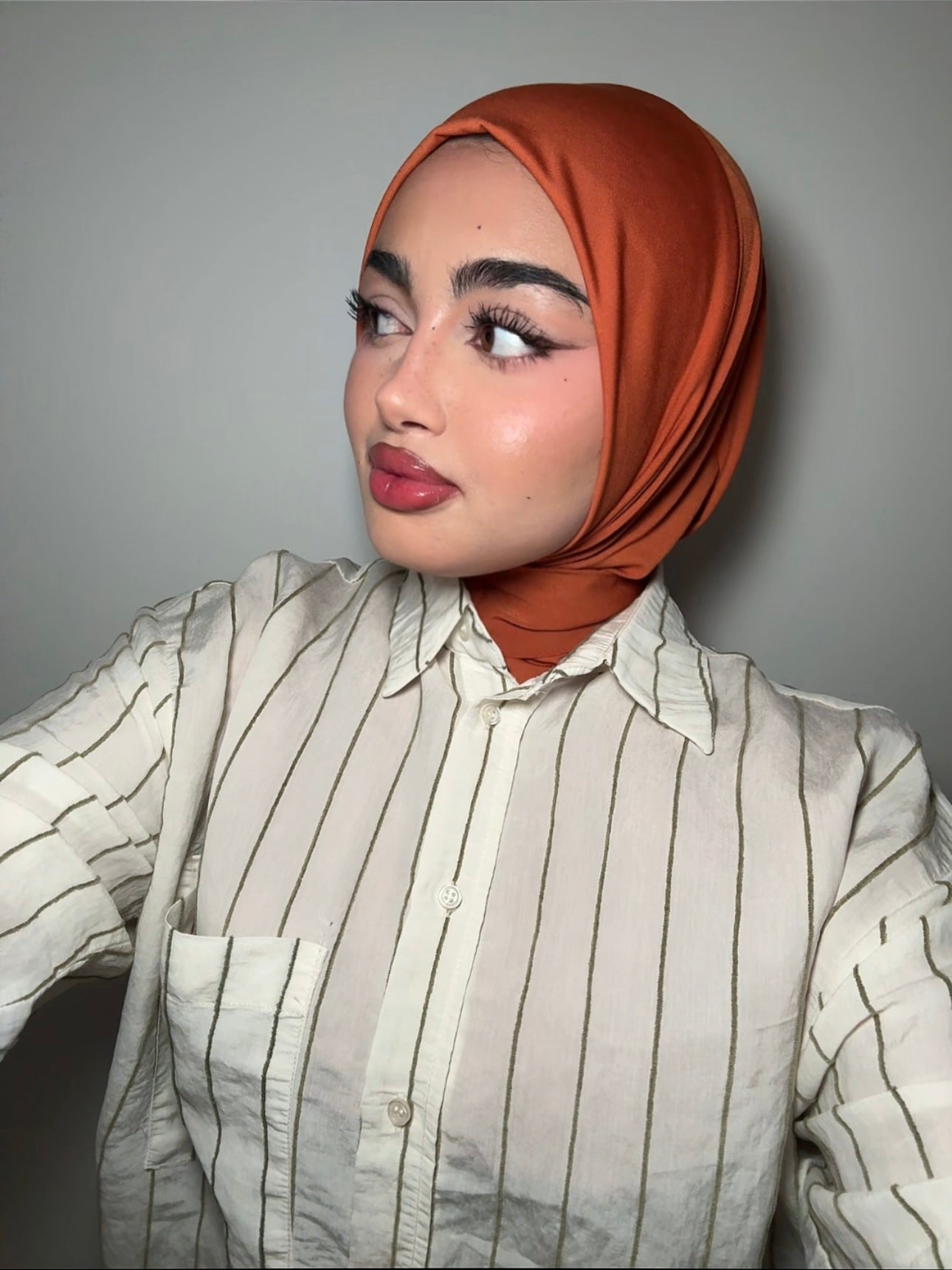 STAPLE SCARVE I : TERACOTTA JERSEY