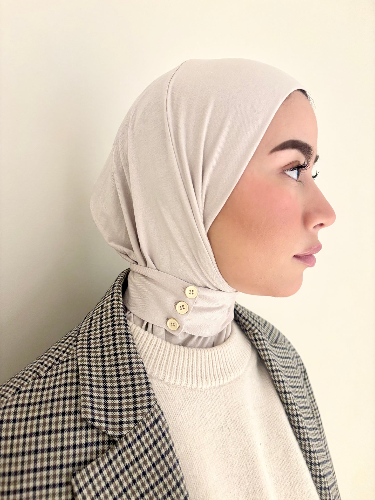 STAPLE SCARVE II : GREIGE BAMBOO